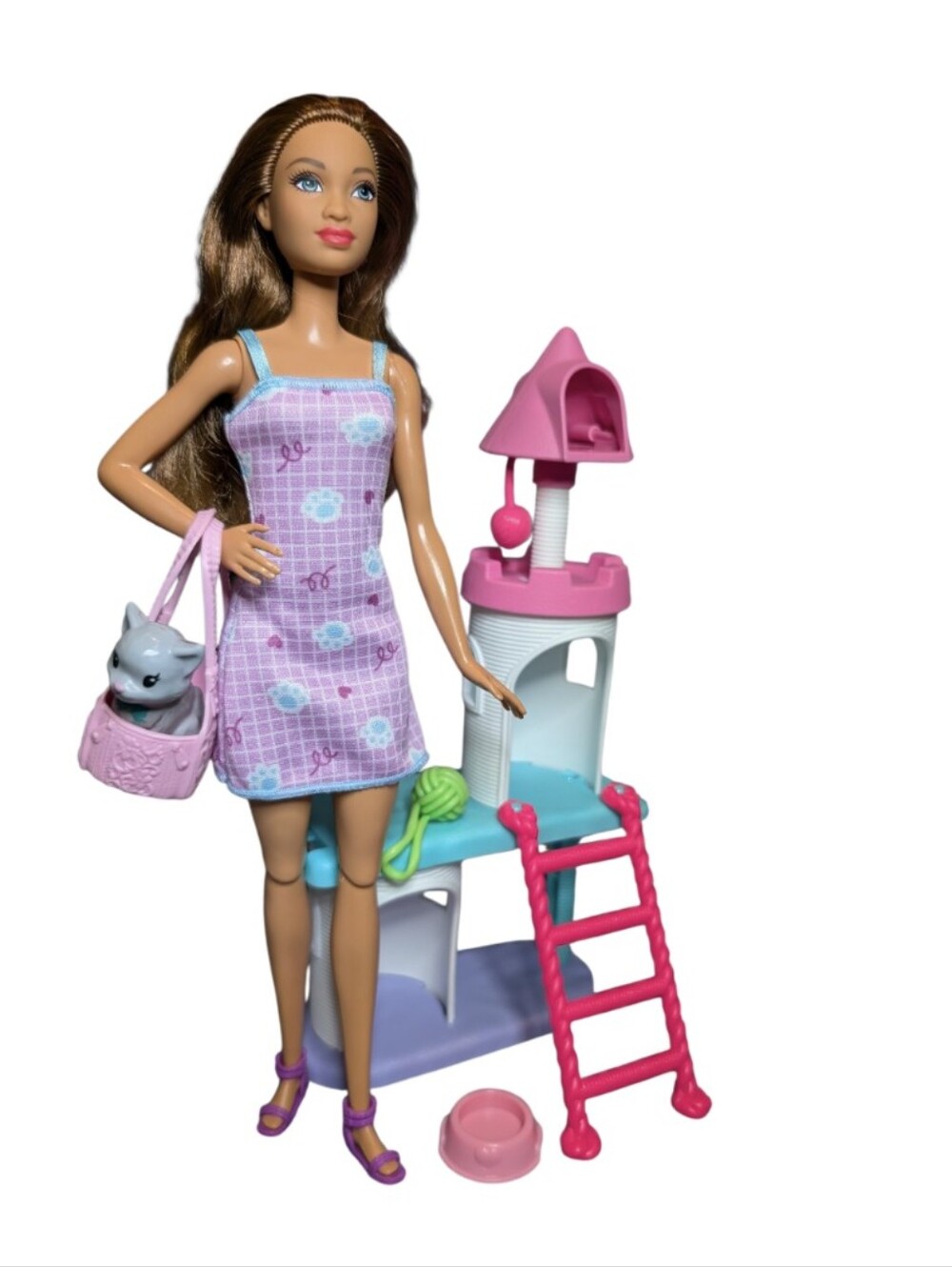Barbie Kitty Condo Doll & Kelly Pet Playset